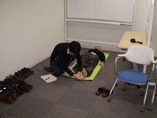 感覚検査の様子