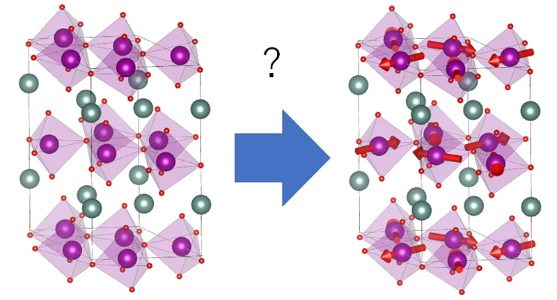 Schematic picture of a magnetic structure prediction