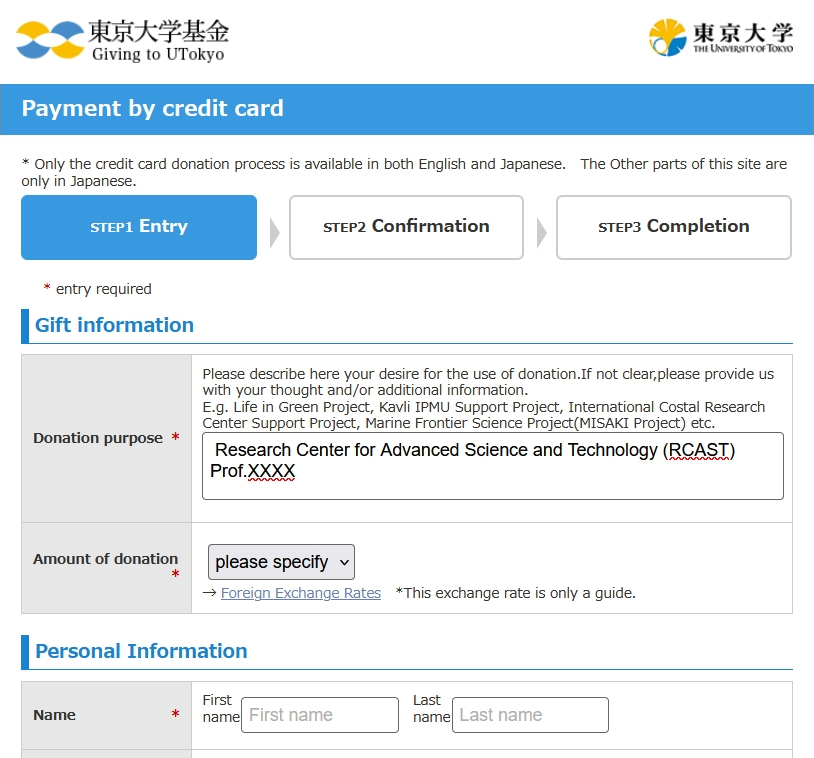 Form input examples