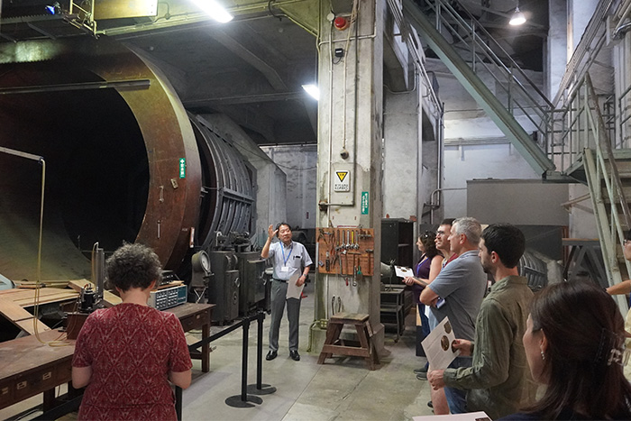 Visit to the 3-meter Wind Tunnel