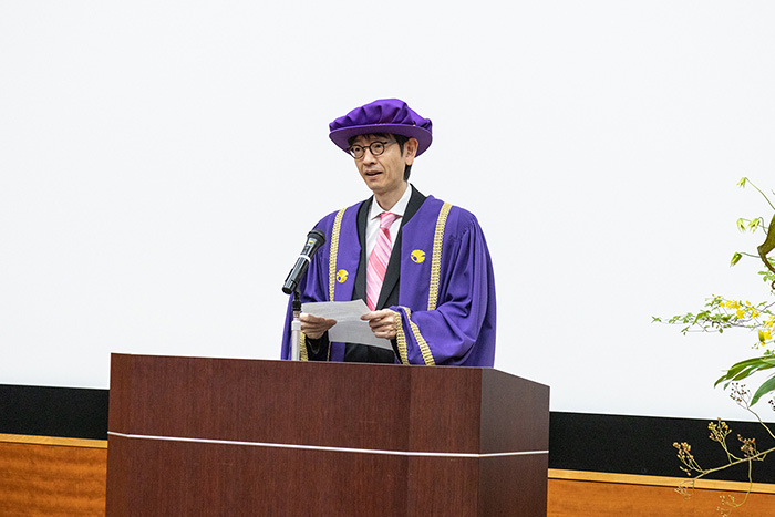 Prof. HARADA, director of Managing Committee,