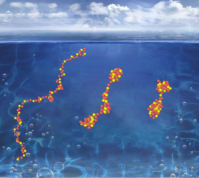 水流の魔法：電荷を帯びた高分子の変身