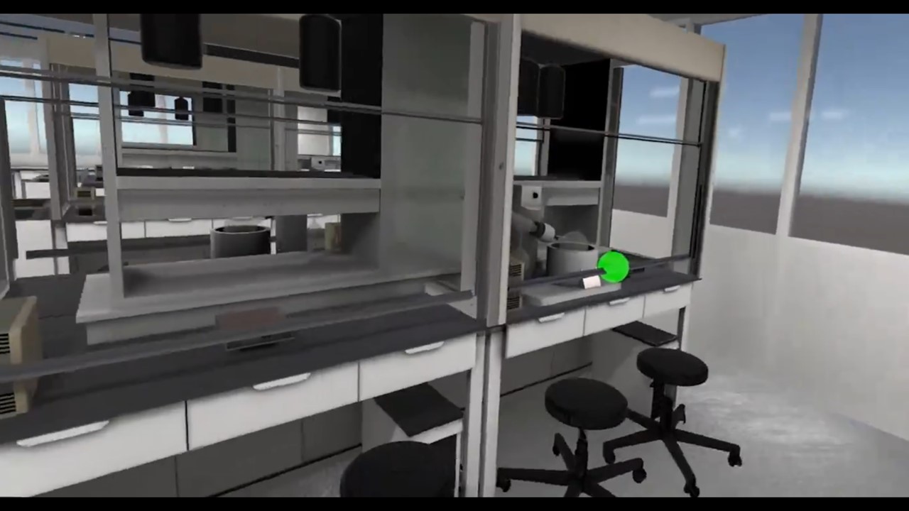 教養学部基礎化学実験室の再現VR