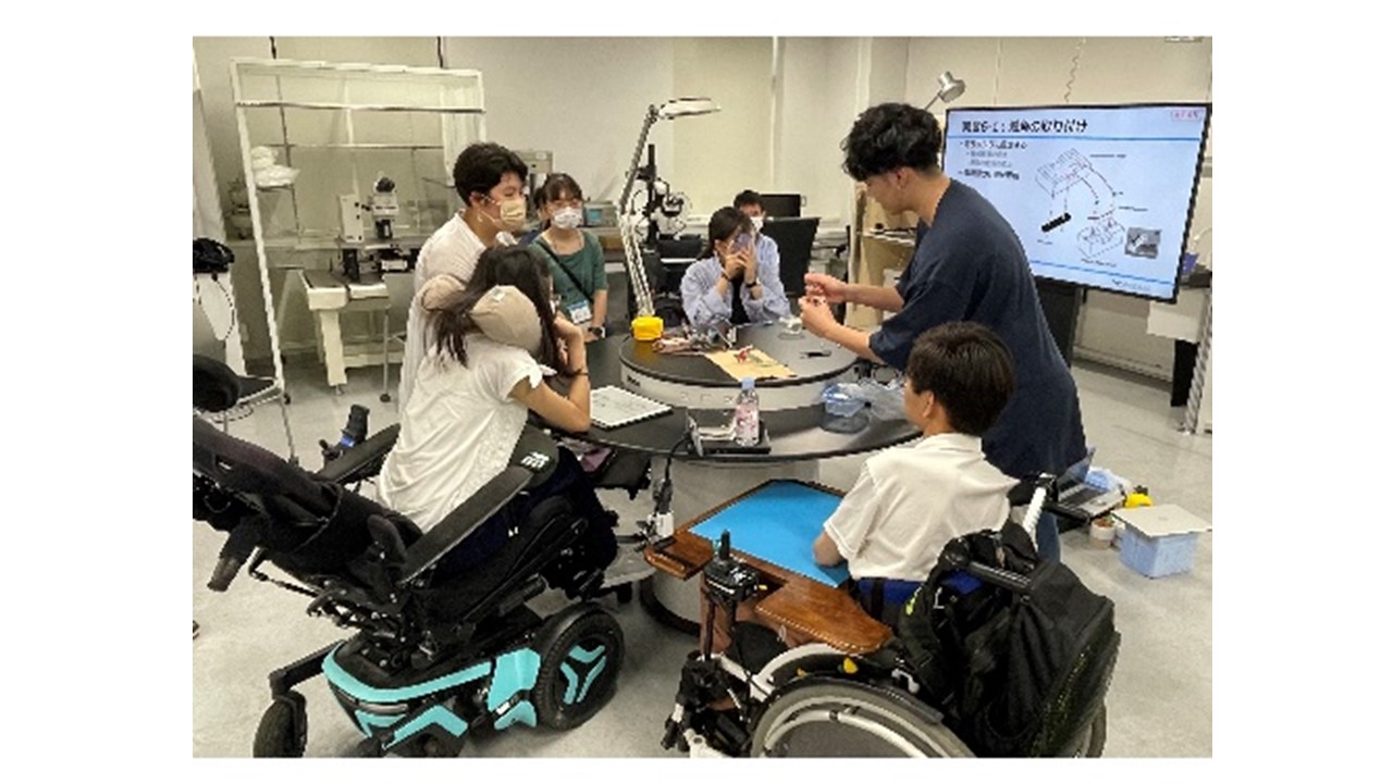障害学生を対象とした科学実習