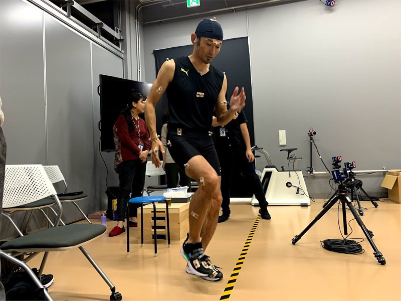 Analyzing running motion